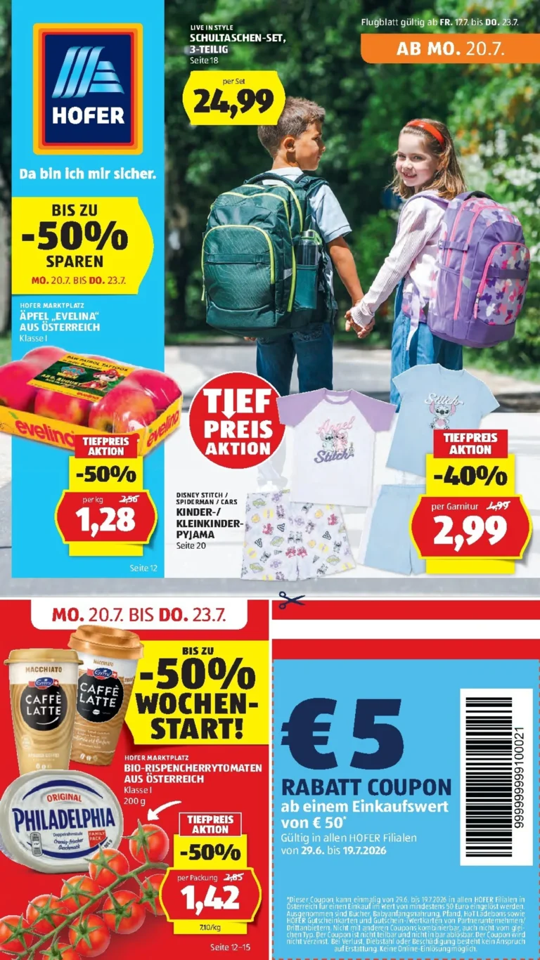 Hofer Flugblatt ab 17.07.2026