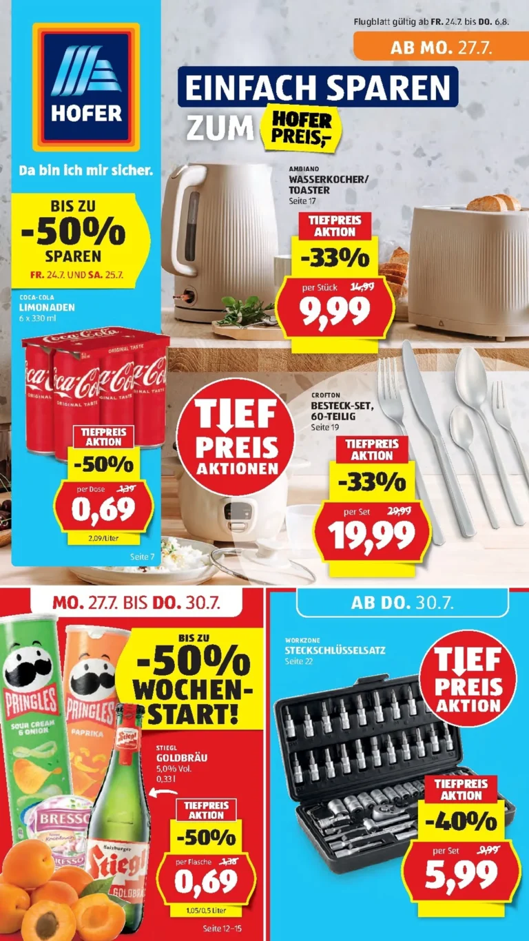 Hofer Flugblatt ab 24.07.2026