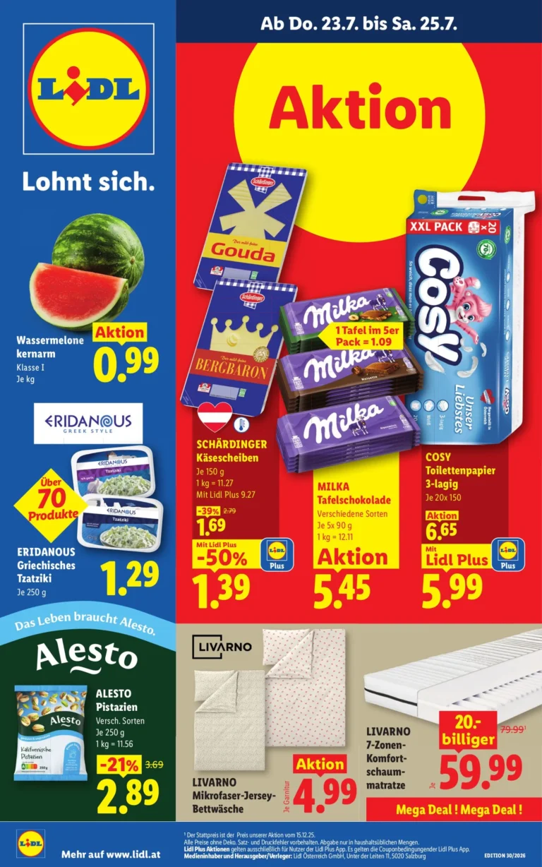 Lidl Flugblatt ab 23.07.2026