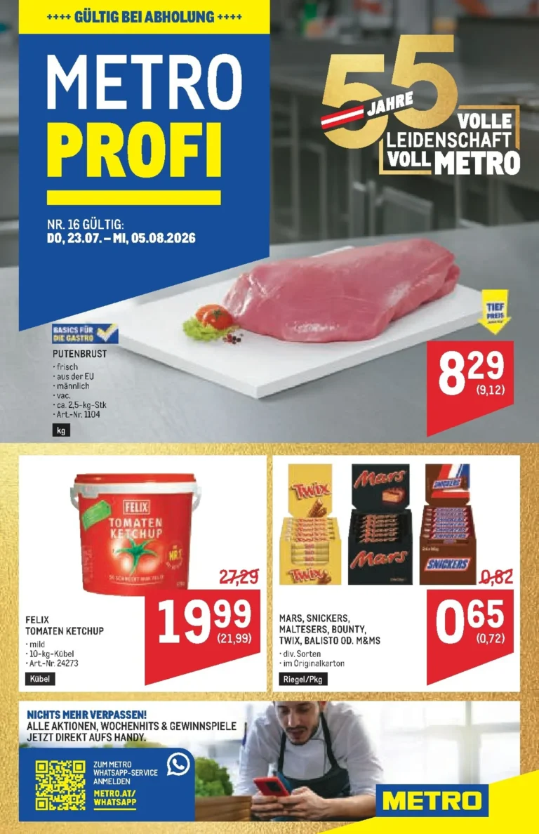 Metro Flugblatt ab 23.07.2026