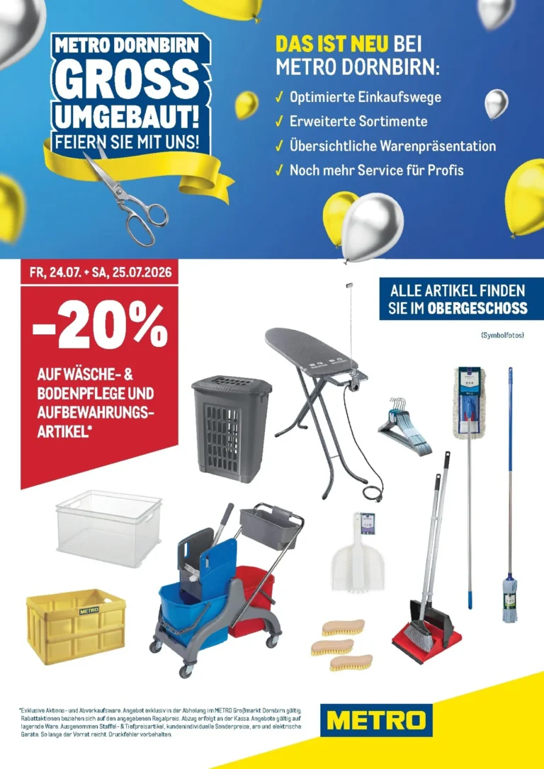 Metro Flugblatt ab 24.07.2026