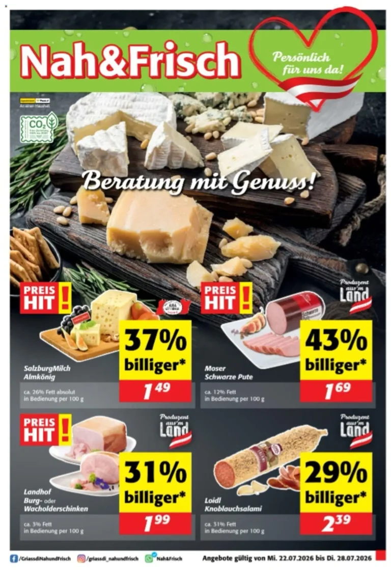 Nah und Frisch Flugblatt ab 22.07.2026