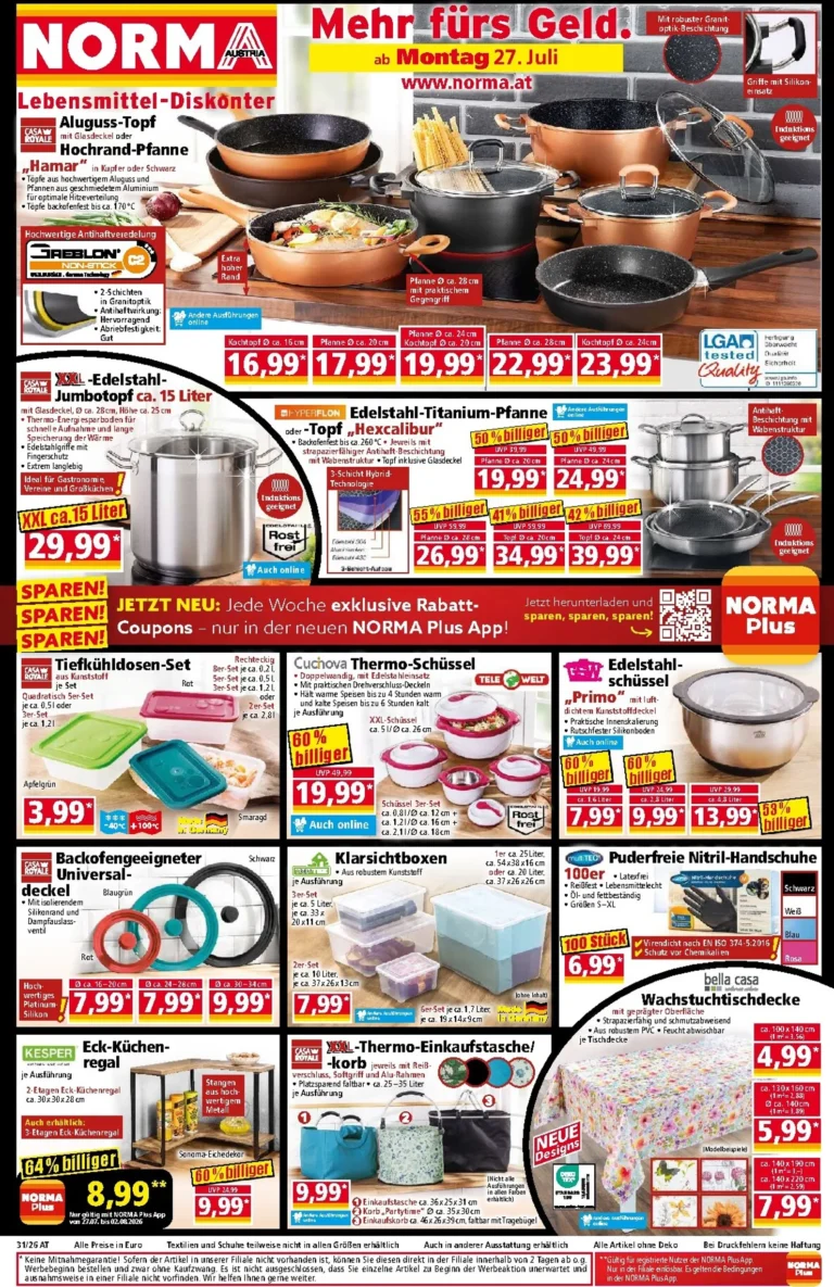 Norma Flugblatt ab 27.07.2026