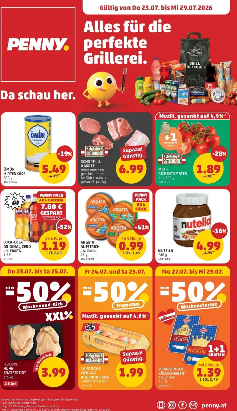 Penny Markt Flugblatt ab 23.07.2026