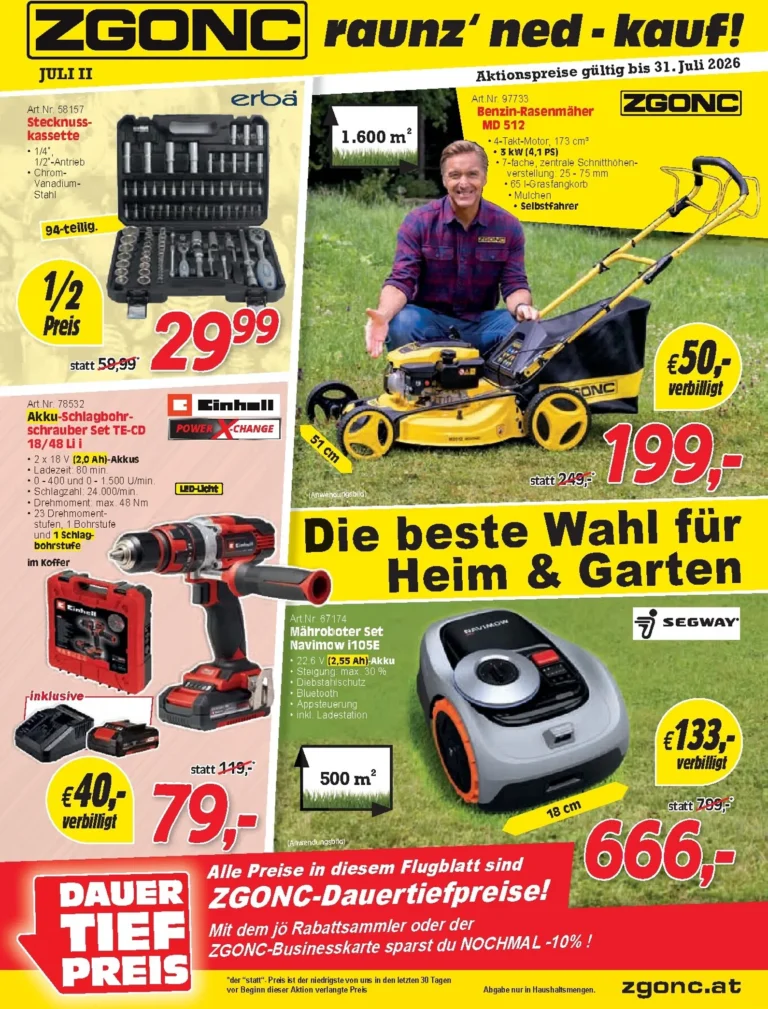 Zgonc Flugblatt ab 01.07.2026