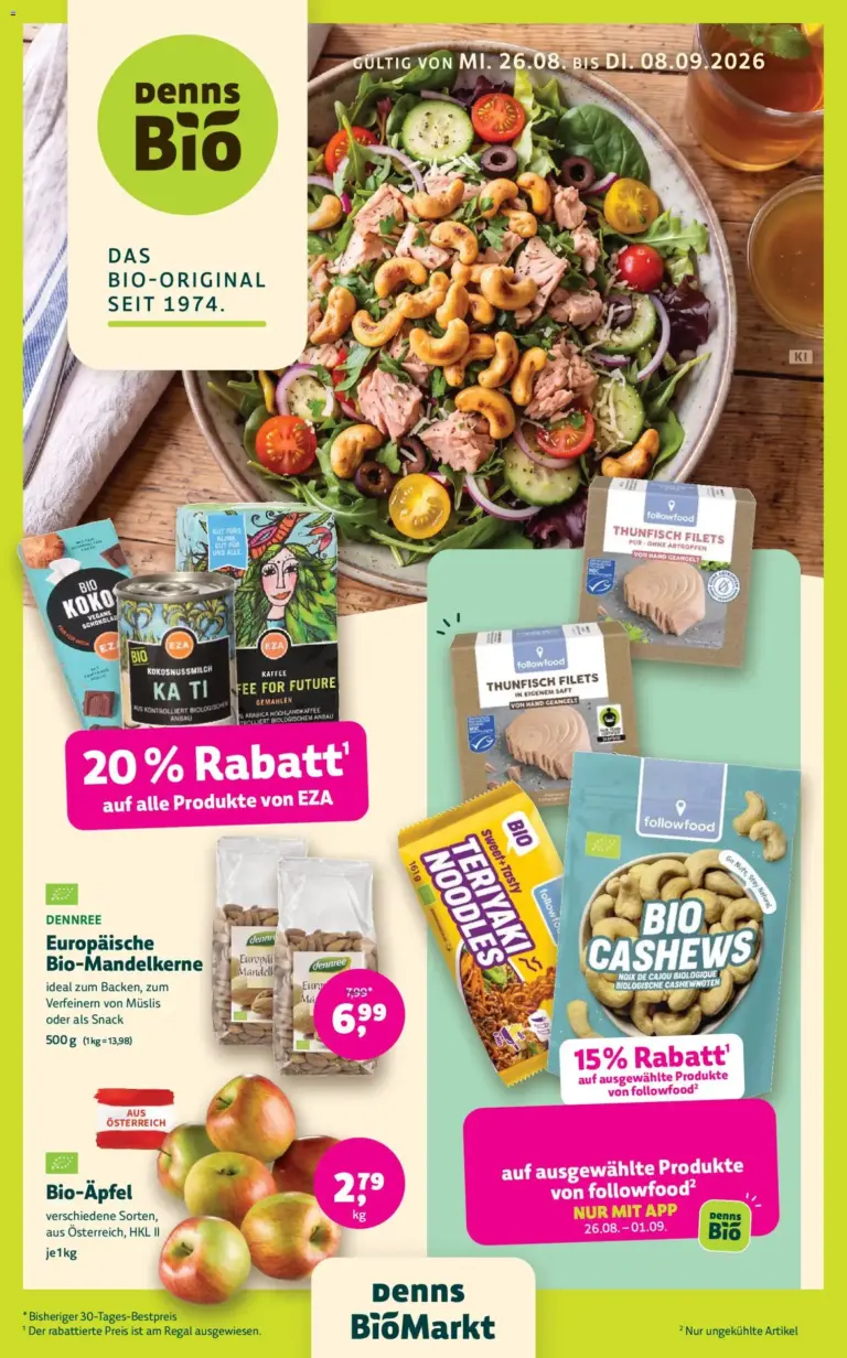 Denns BioMarkt Flugblatt ab 26.08.2026