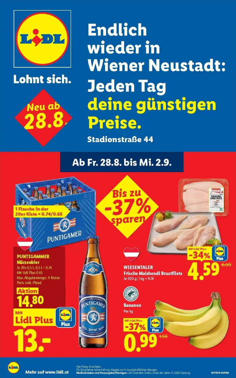 Lidl Flugblatt ab 28.08.2026