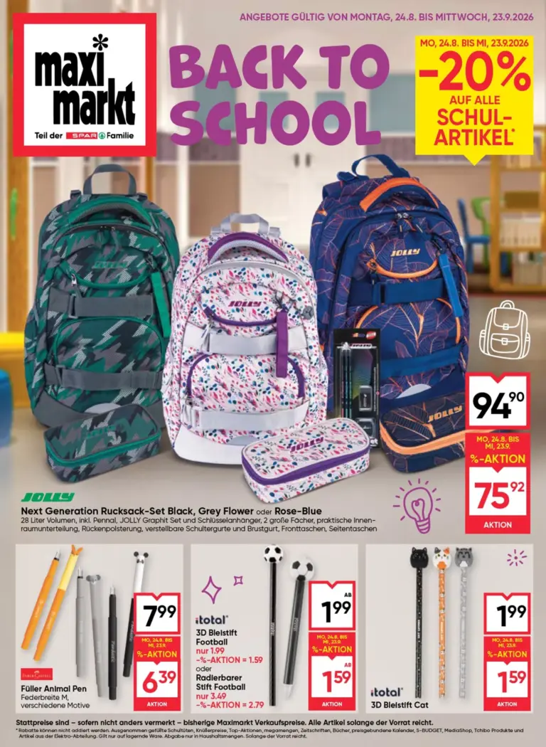 Maximarkt Flugblatt ab 24.08.2026