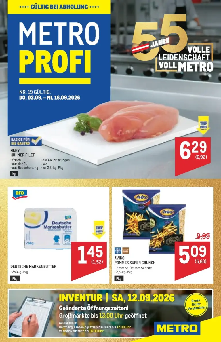 Metro Flugblatt ab 03.09.2026