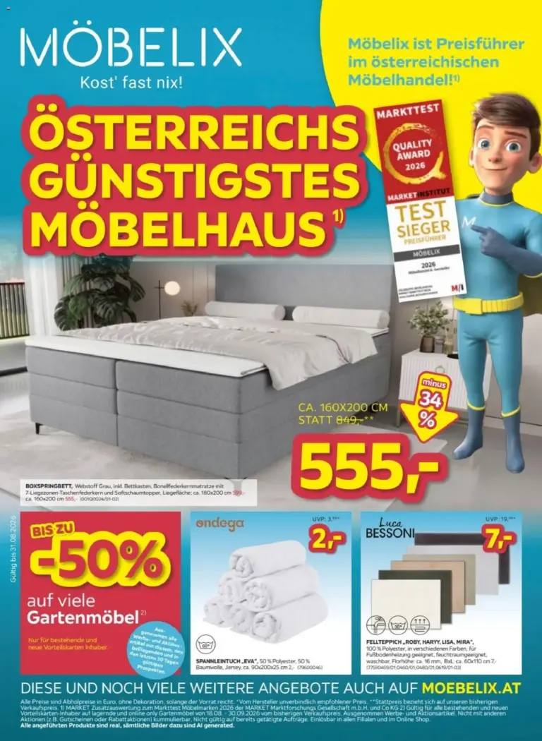 Möbelix Flugblatt ab 25.08.2026