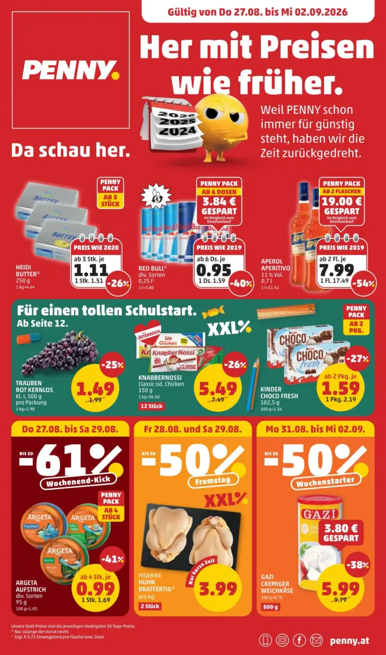 Penny Markt Flugblatt ab 27.08.2026