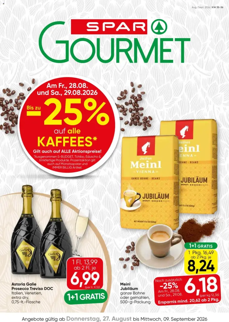 SPAR Gourmet Flugblatt ab 27.08.2026