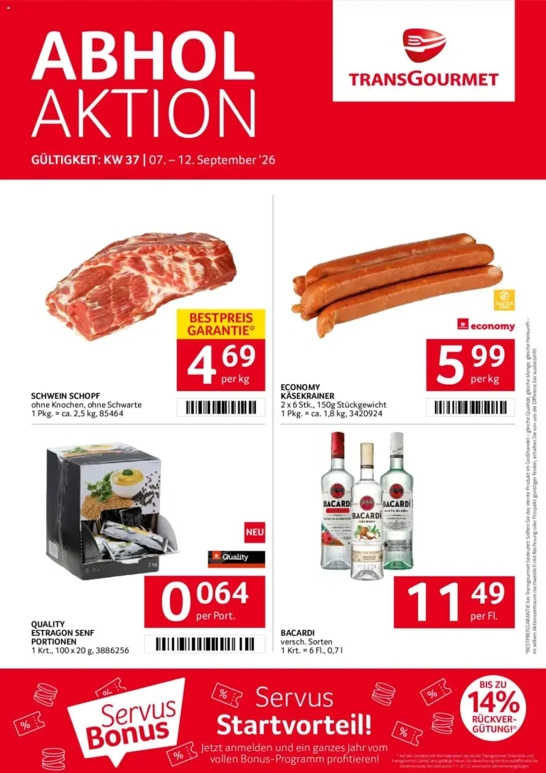 Transgourmet Flugblatt ab 07.09.2026