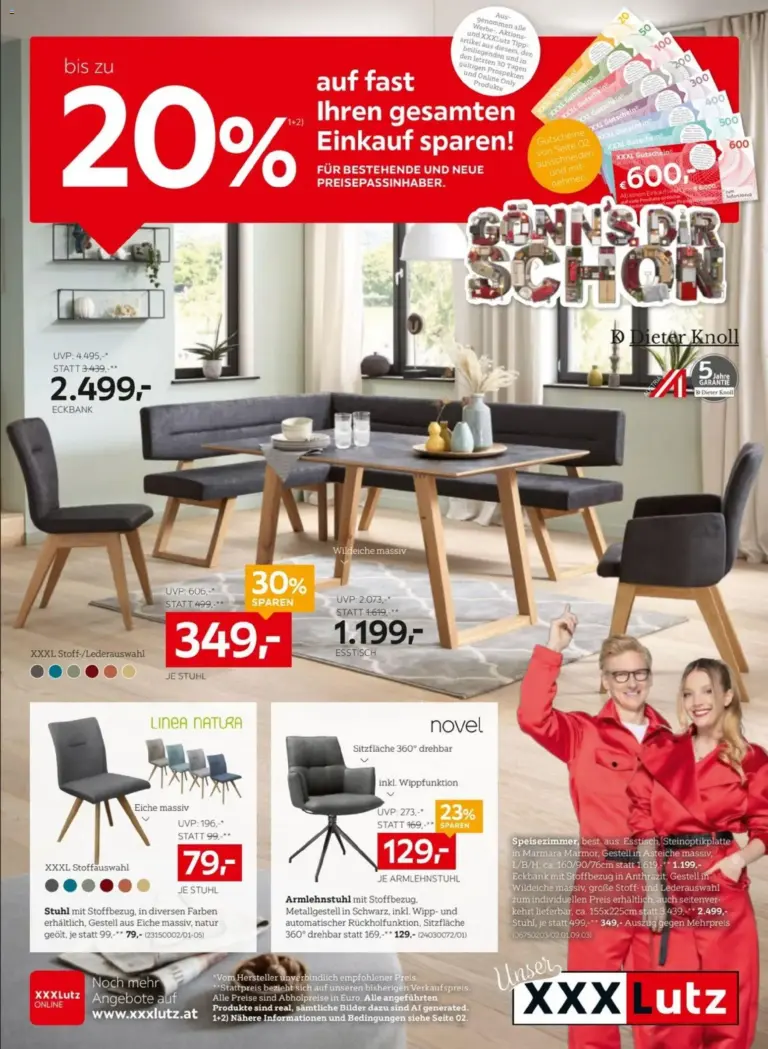 XXXLutz Flugblatt ab 25.08.2026