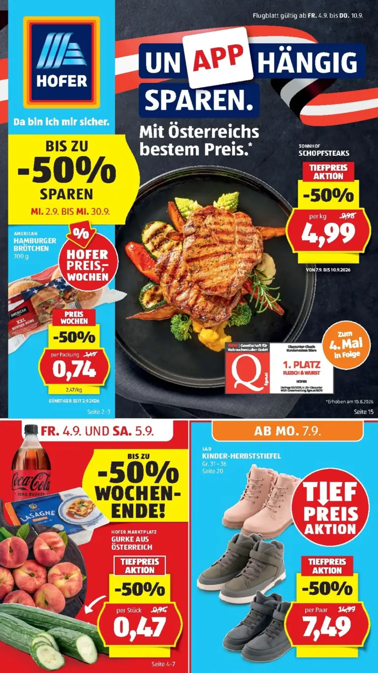 Hofer Flugblatt ab 04.09.2026