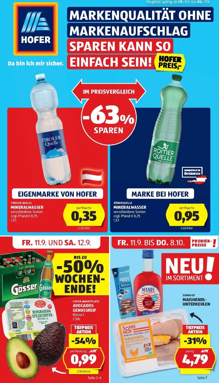 Hofer Flugblatt ab 11.09.2026