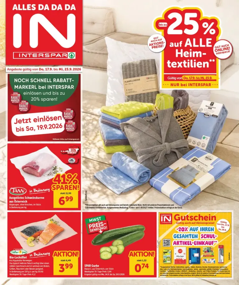 Interspar Flugblatt ab 17.09.2026