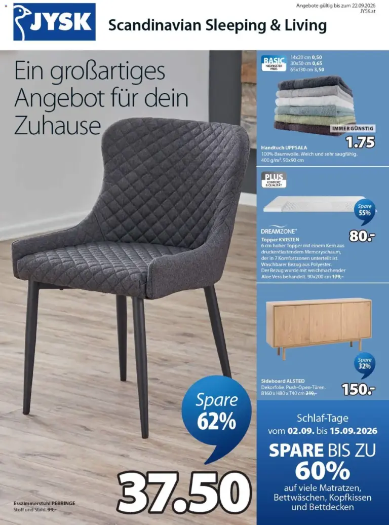 JYSK Flugblatt ab 02.09.2026