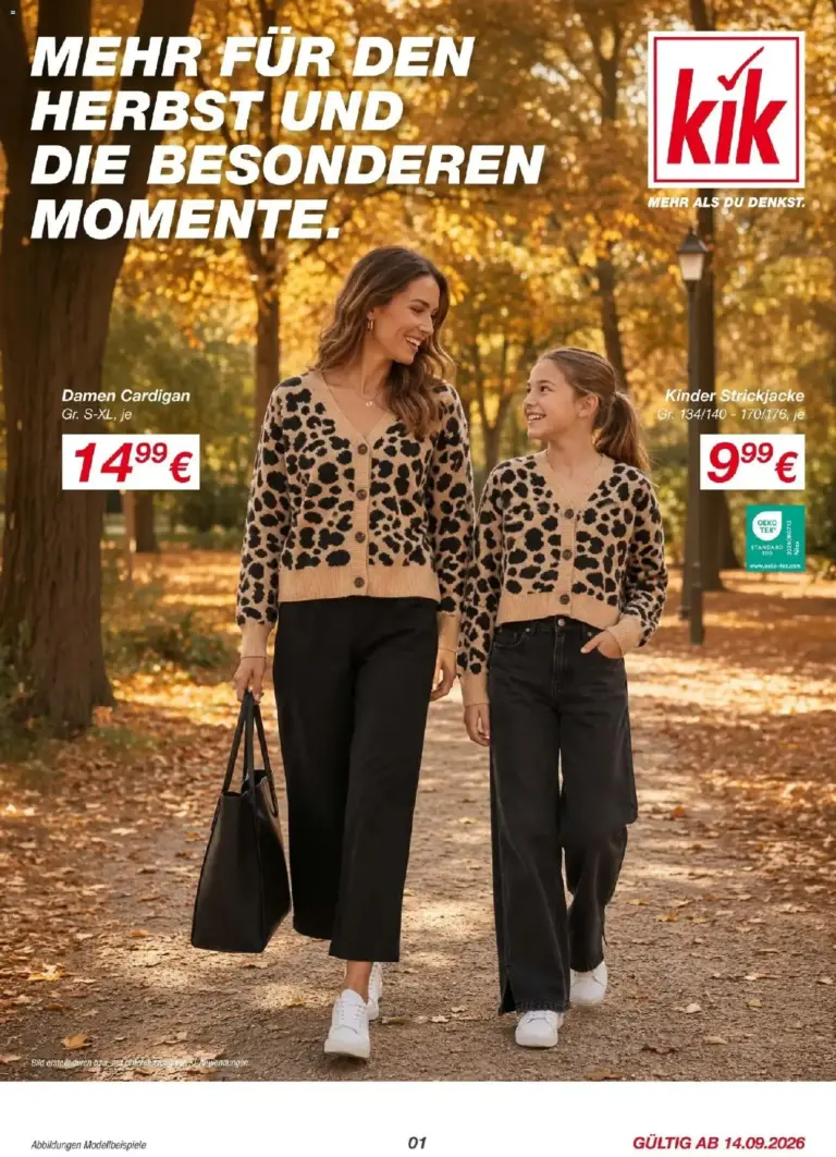 Kik Flugblatt ab 11.09.2026