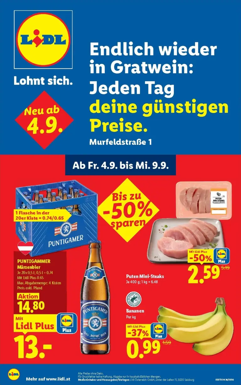Lidl Flugblatt ab 04.09.2026