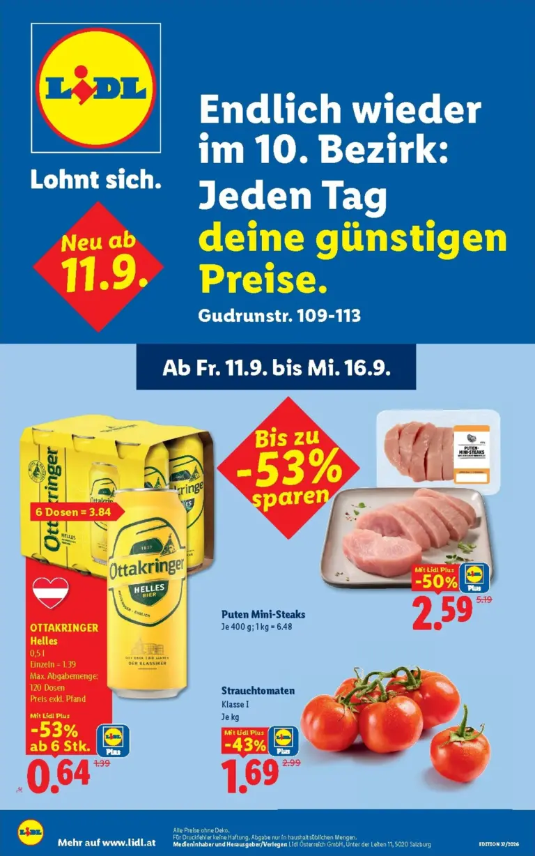 Lidl Flugblatt ab 11.09.2026