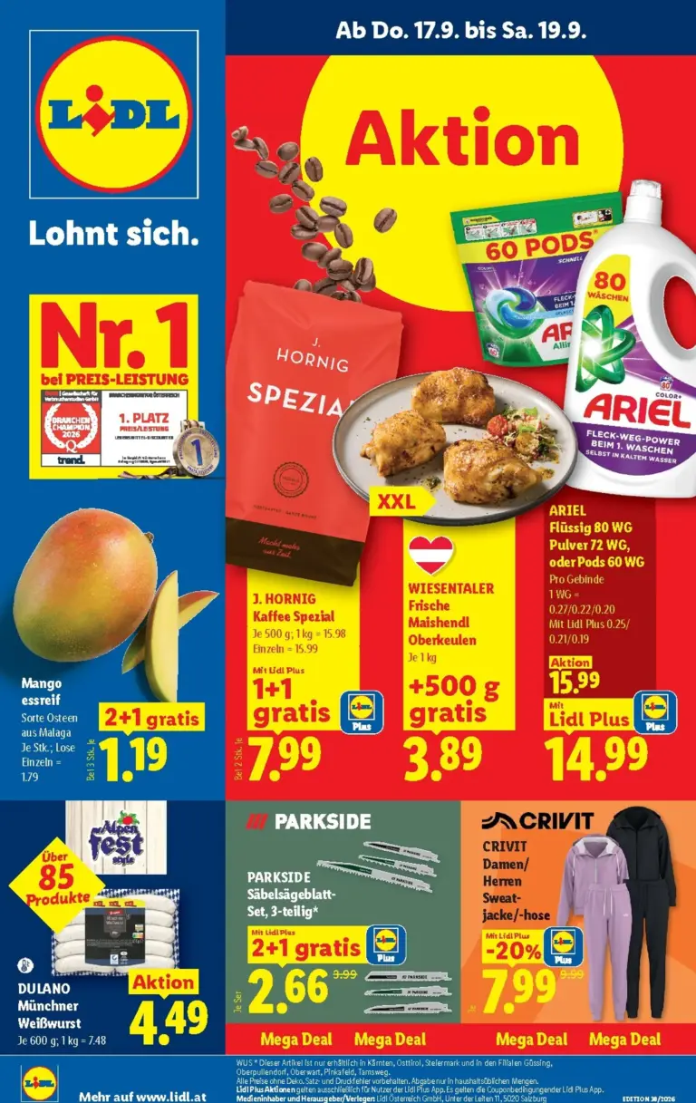 Lidl Flugblatt ab 17.09.2026