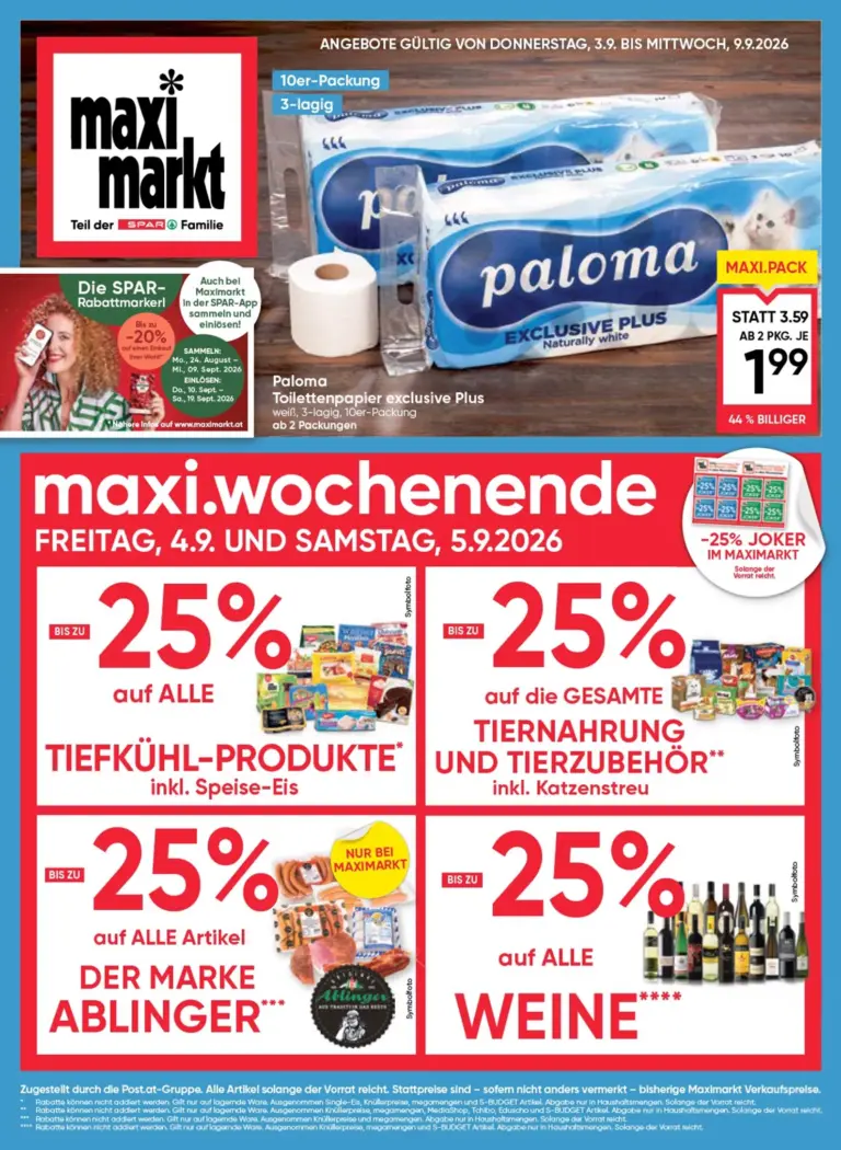 Maximarkt Flugblatt ab 03.09.2026