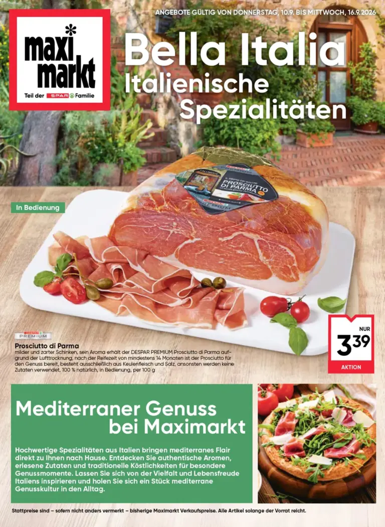 Maximarkt Flugblatt ab 10.09.2026