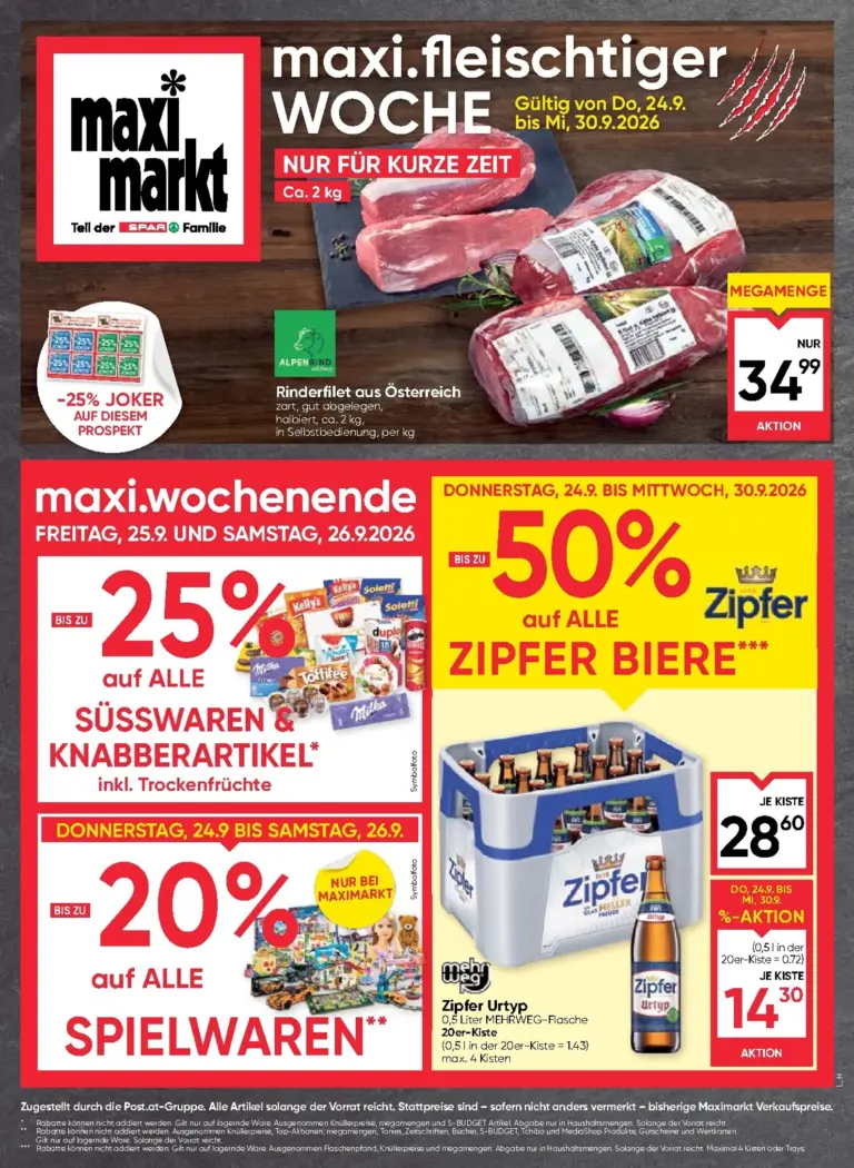 Maximarkt Flugblatt ab 24.09.2026