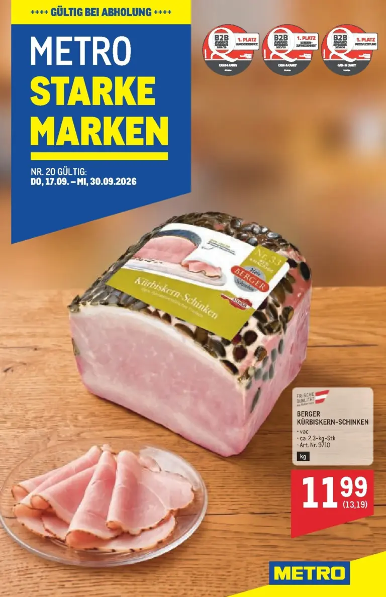 Metro Flugblatt ab 17.09.2026