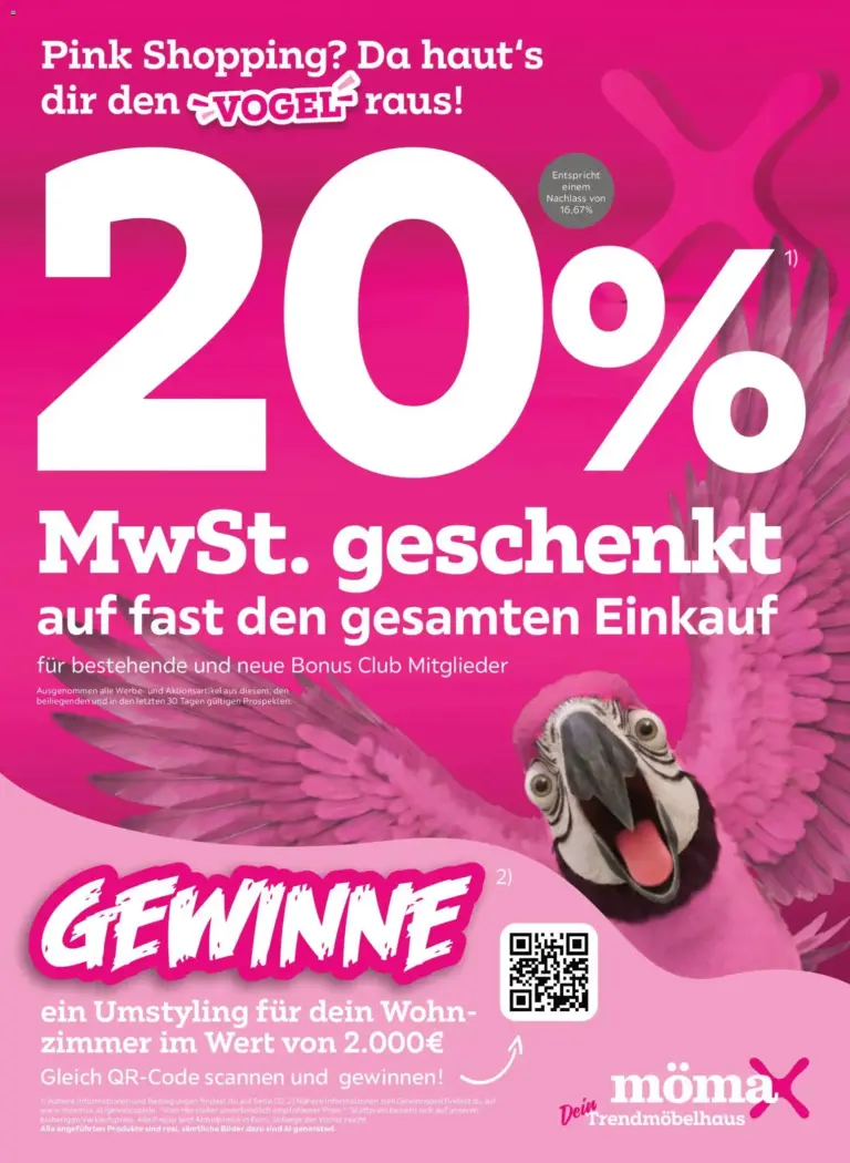 Mömax Flugblatt ab 01.09.2026