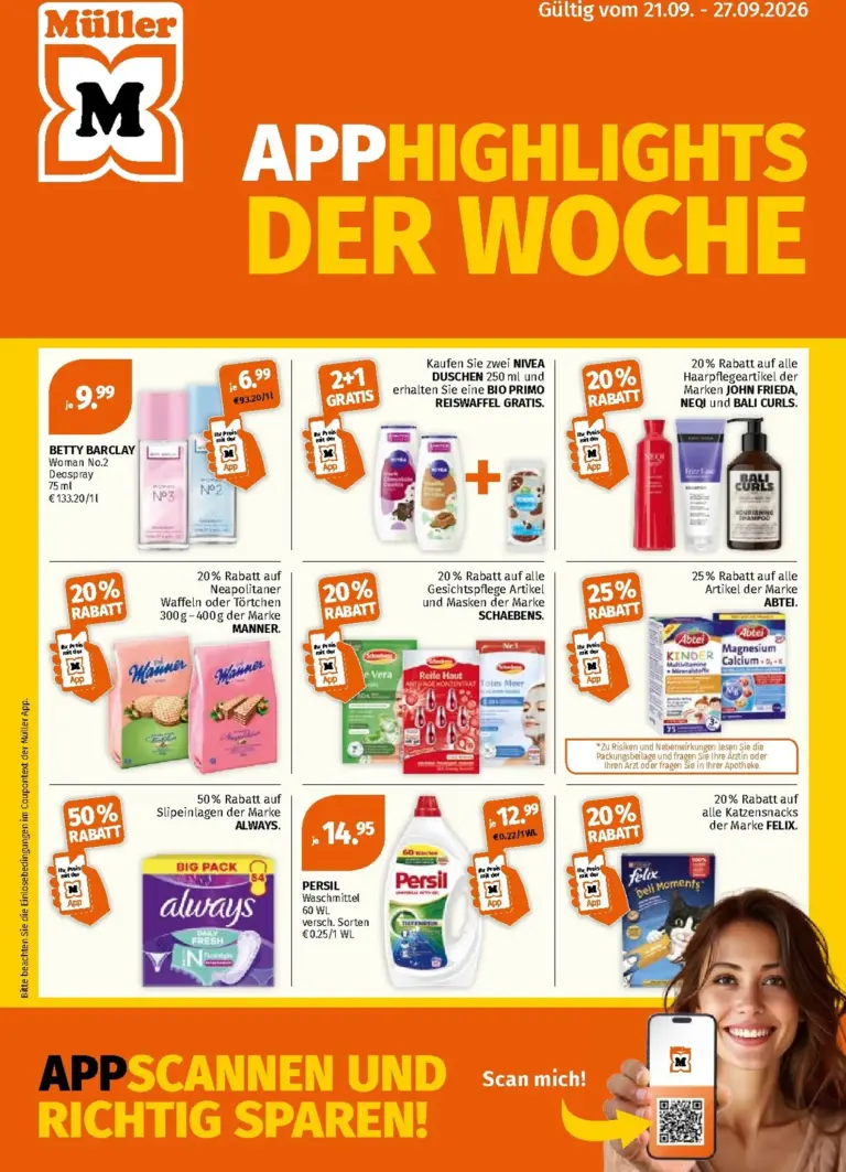 Müller Flugblatt ab 21.09.2026