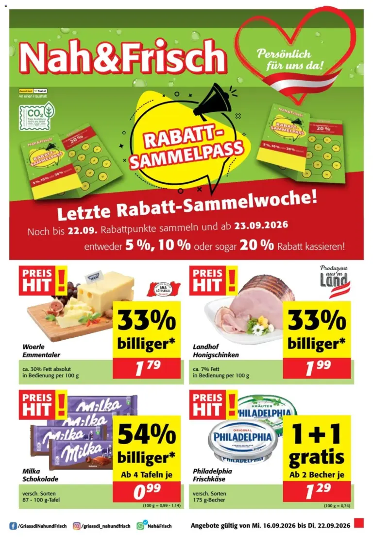 Nah und Frisch Flugblatt ab 16.09.2026