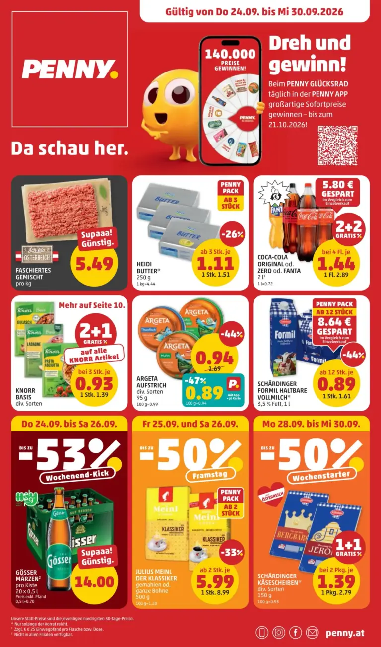 Penny Markt Flugblatt ab 24.09.2026