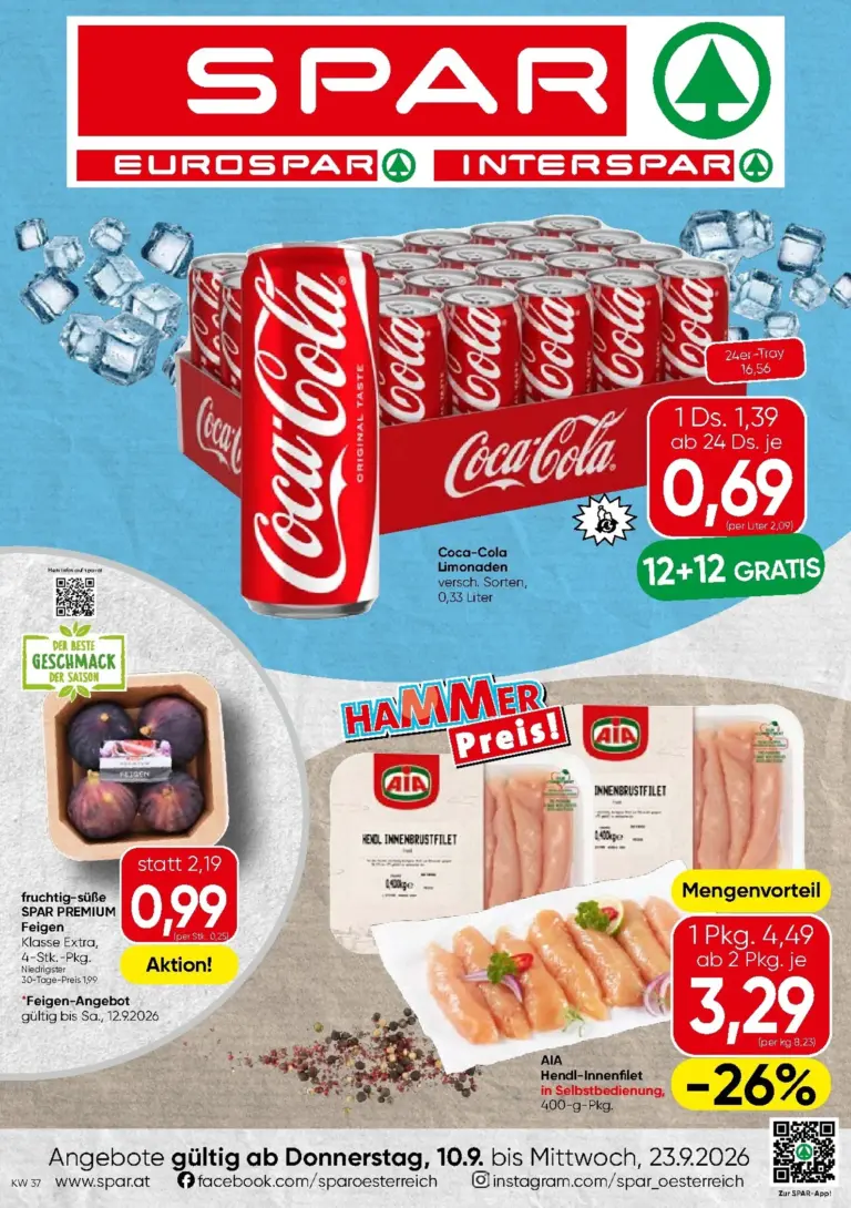 Spar Flugblatt ab 10.09.2026