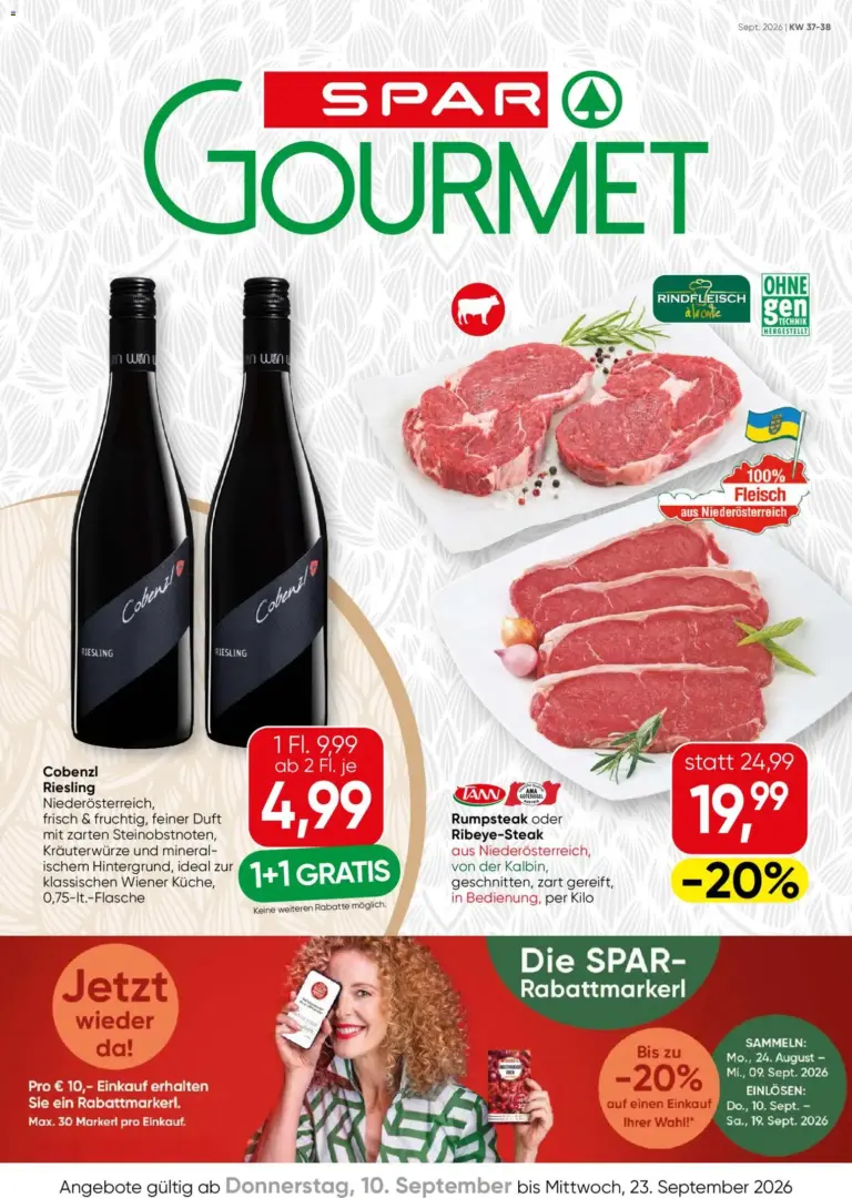 SPAR Gourmet Flugblatt ab 10.09.2026