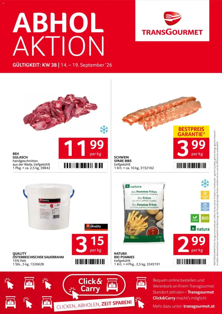 Transgourmet Flugblatt ab 14.09.2026