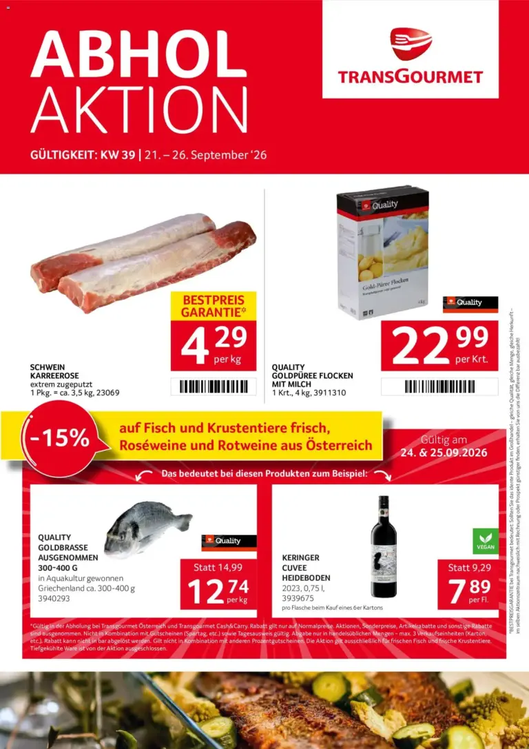 Transgourmet Flugblatt ab 20.09.2026