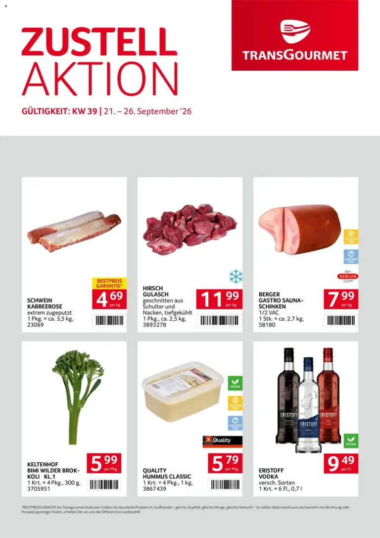Transgourmet Flugblatt ab 20.09.2026