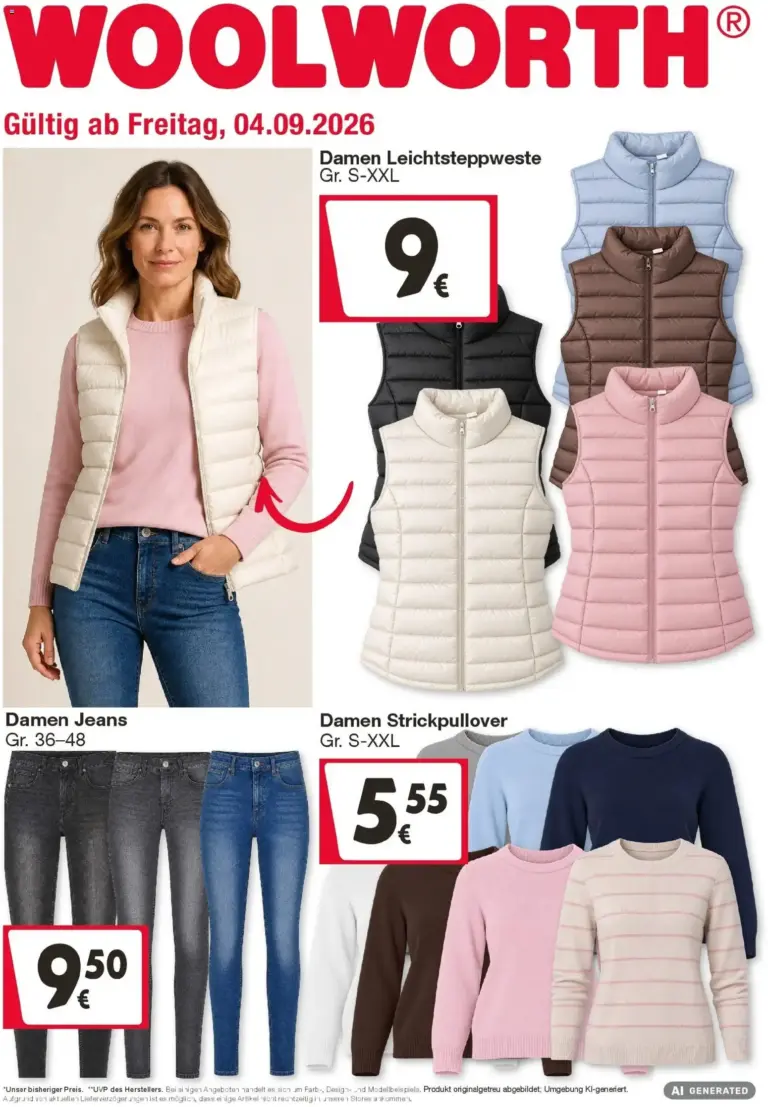 Woolworth Flugblatt ab 04.09.2026