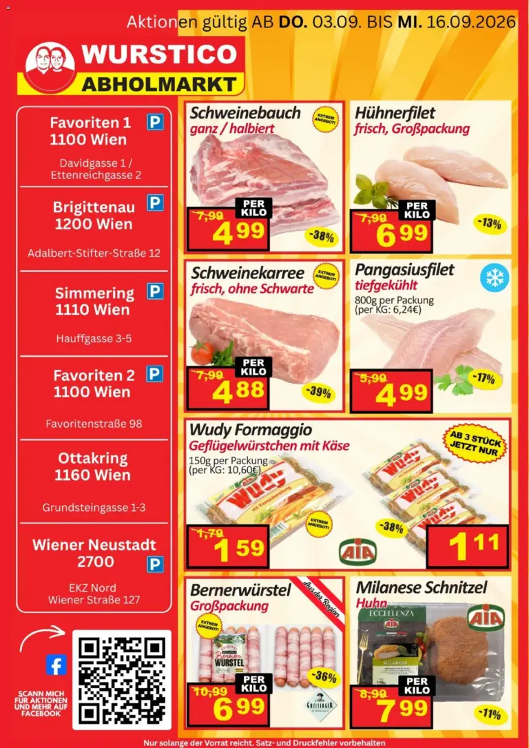 Wurstico Abholmarkt Flugblatt ab 03.09.2026