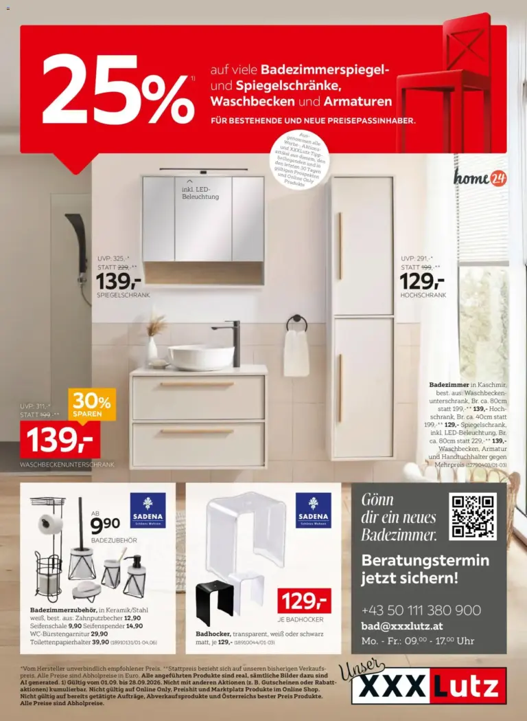 XXXLutz Flugblatt ab 01.09.2026