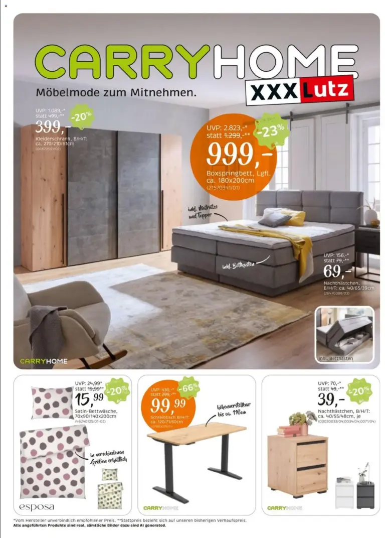 XXXLutz Flugblatt ab 15.09.2026