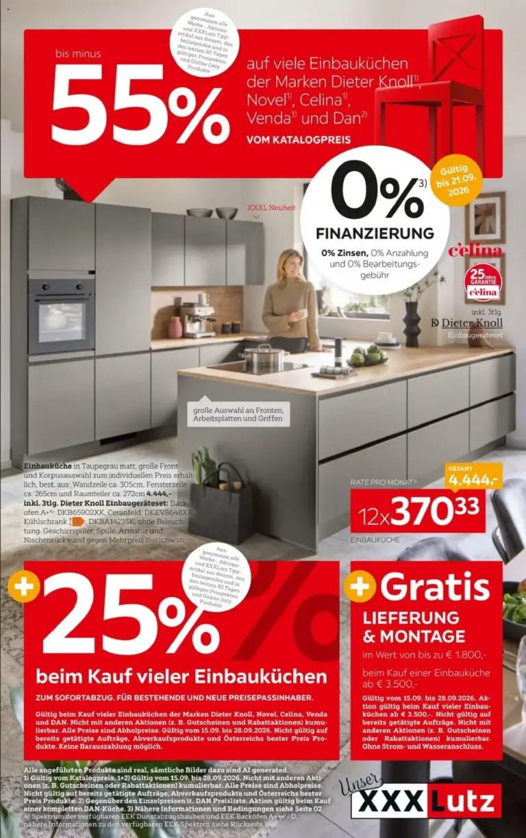 XXXLutz Flugblatt ab 15.09.2026